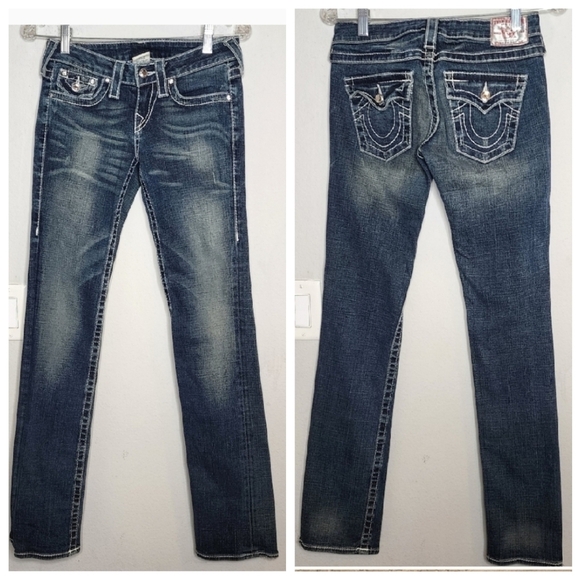 True Religion straight leg jeans size 26 - Picture 1 of 16